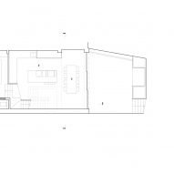 The lower ground floor plan of AC Residence
