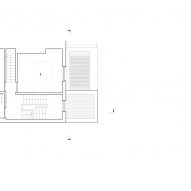 Second floor plan of AC Residence