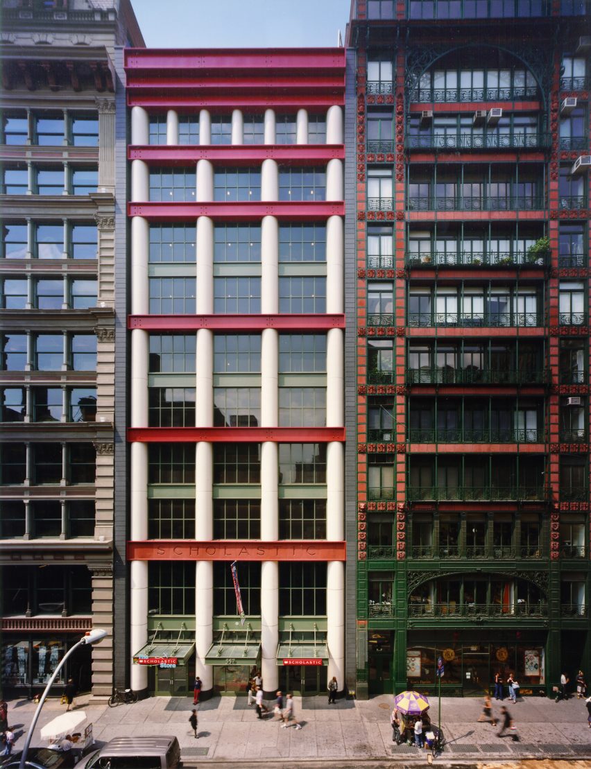 Aldo Rossi building on Broadway, New York