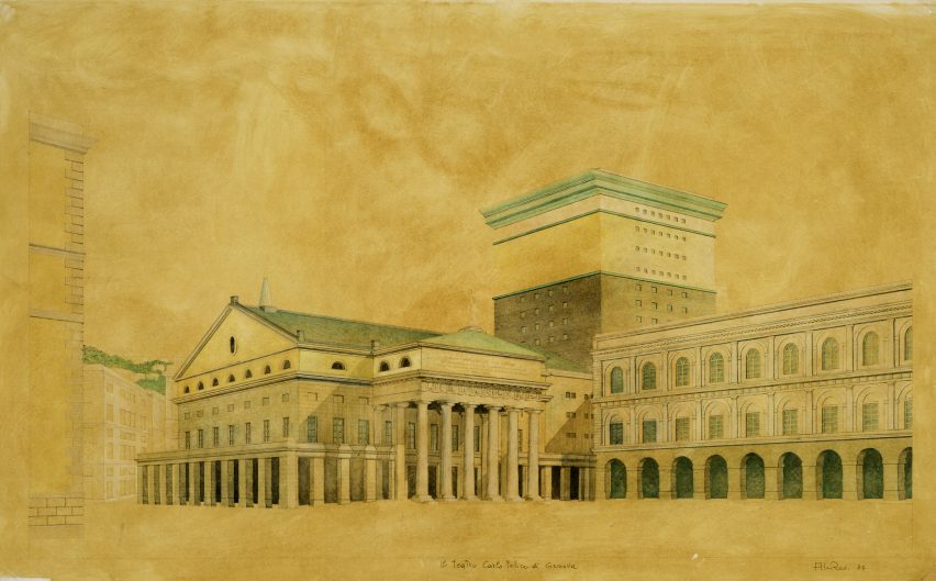 Genoa theatre by Aldo Rossi