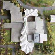 Studio Gang reveals folded concrete roof of Arkansas Museum of Fine Arts