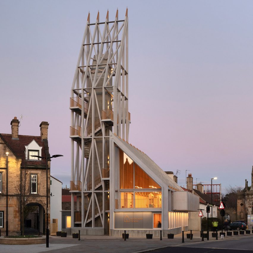 Auckland Castle's entrance by Niall McLaughlin Architects