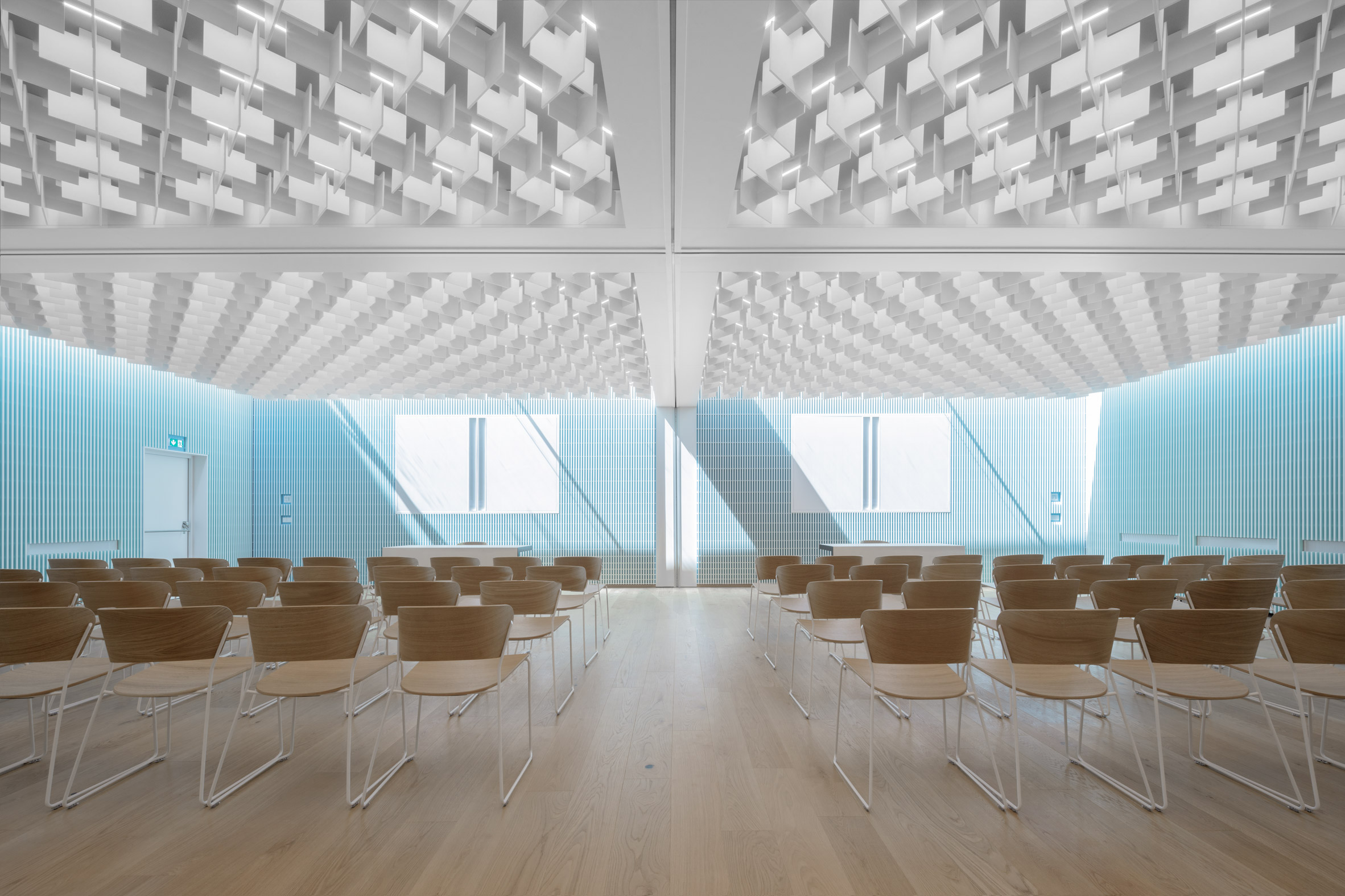 New conference hall in Cusanus Academy renovation by MoDus Architects