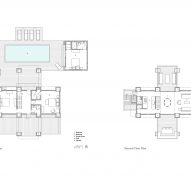 Plans for Fire Island House by Andrew Franz