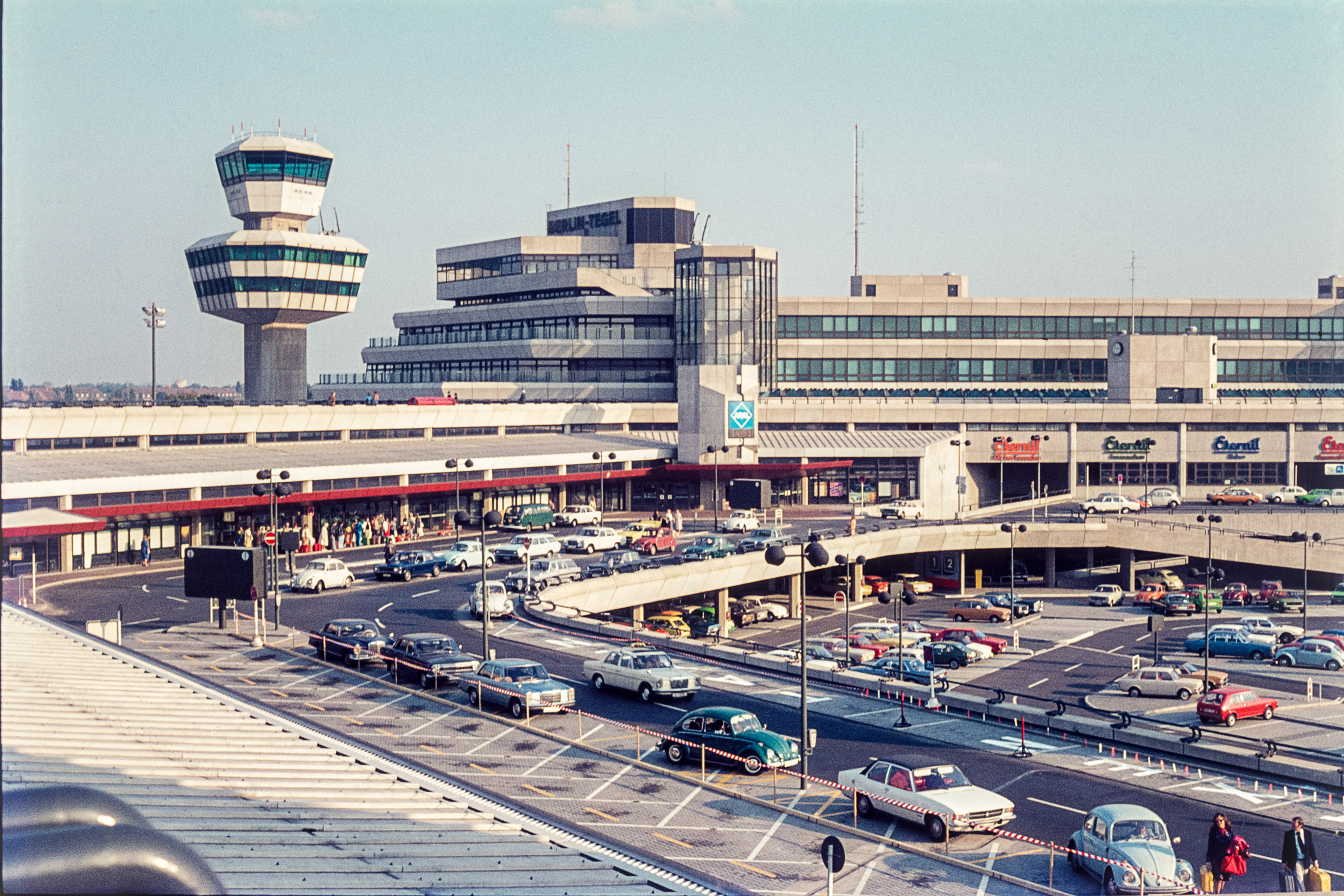 Tegel airport in 1970s 