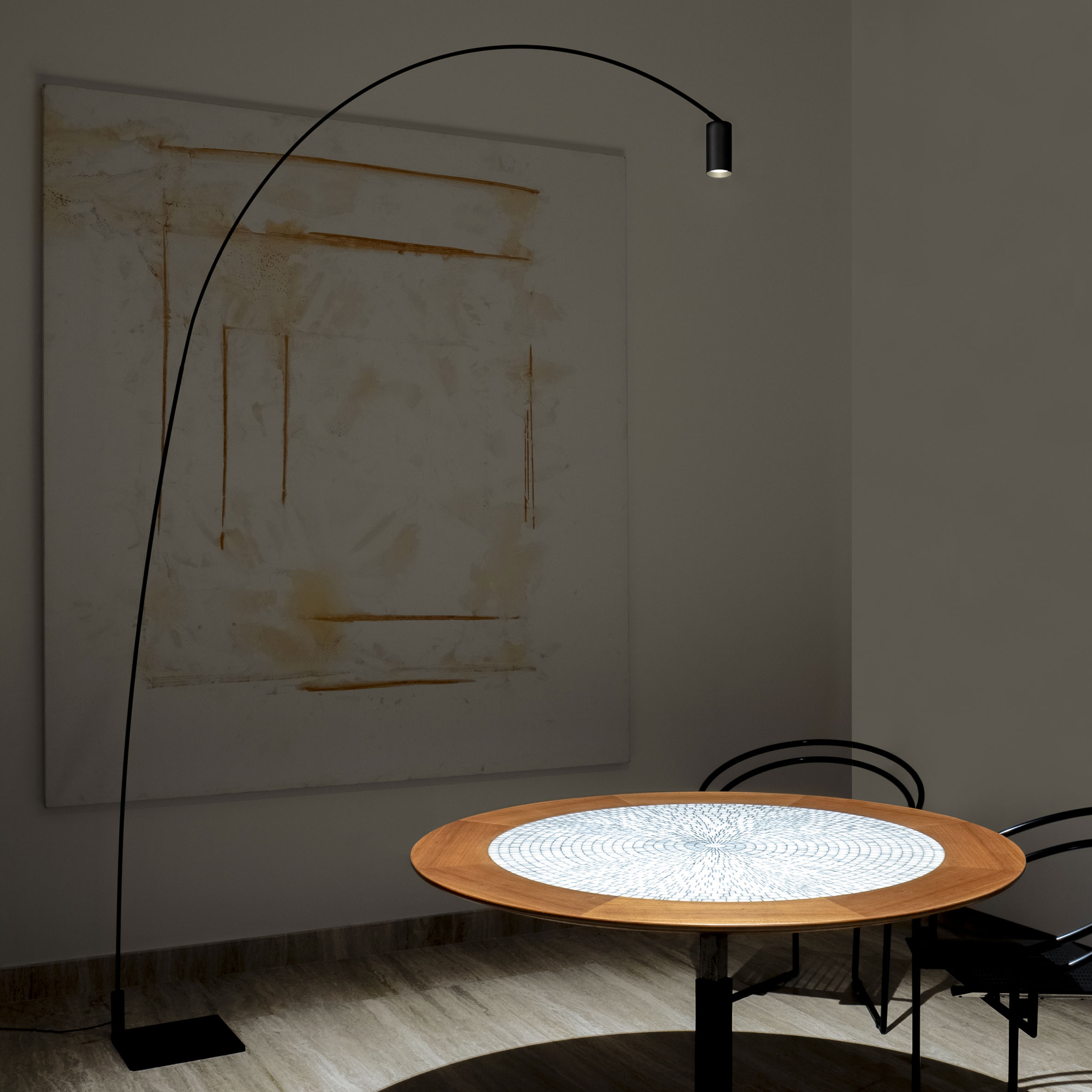 Fox floor lamp by Bernhard Osann for Nemo Lighting