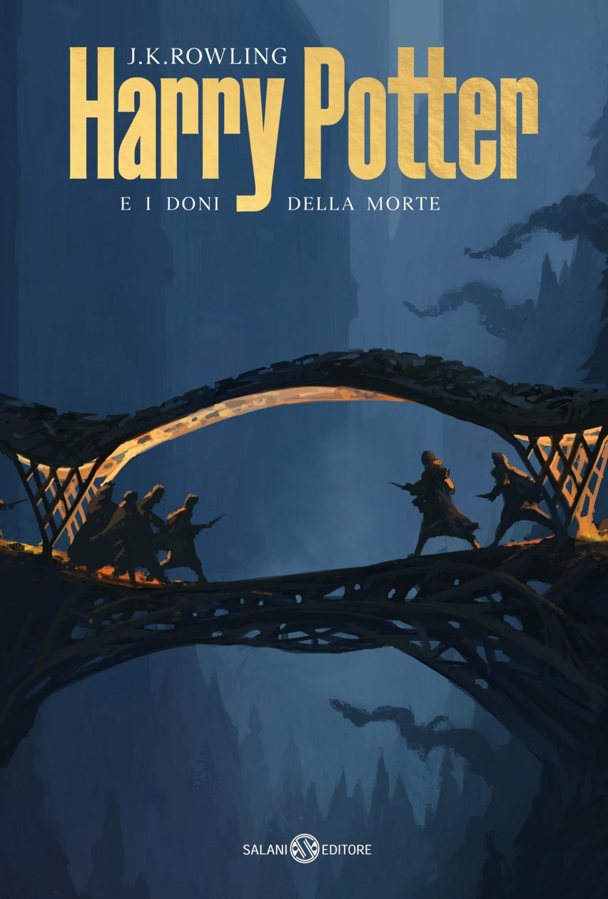 Cover of Harry Potter and the Deathly Hallows designed by Michele De Lucchi