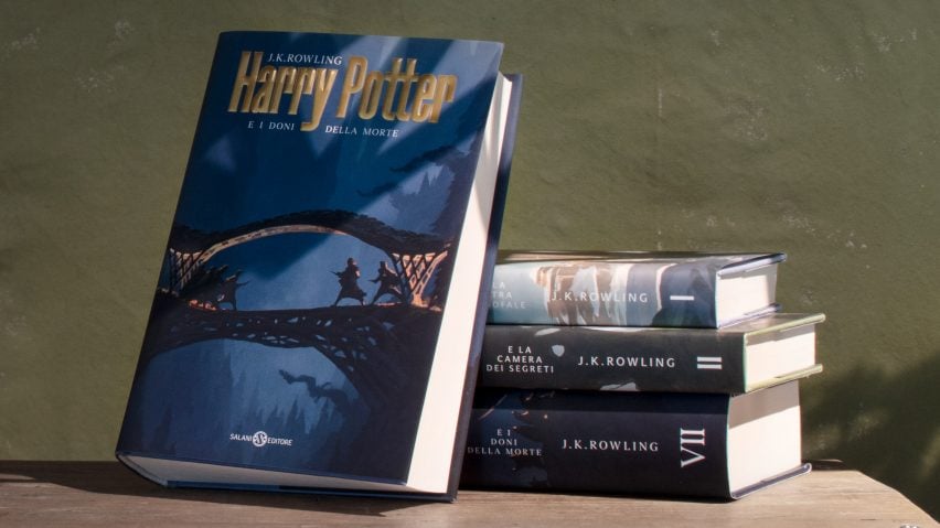 Italian Harry Potter covers designed by Michele De Lucchi