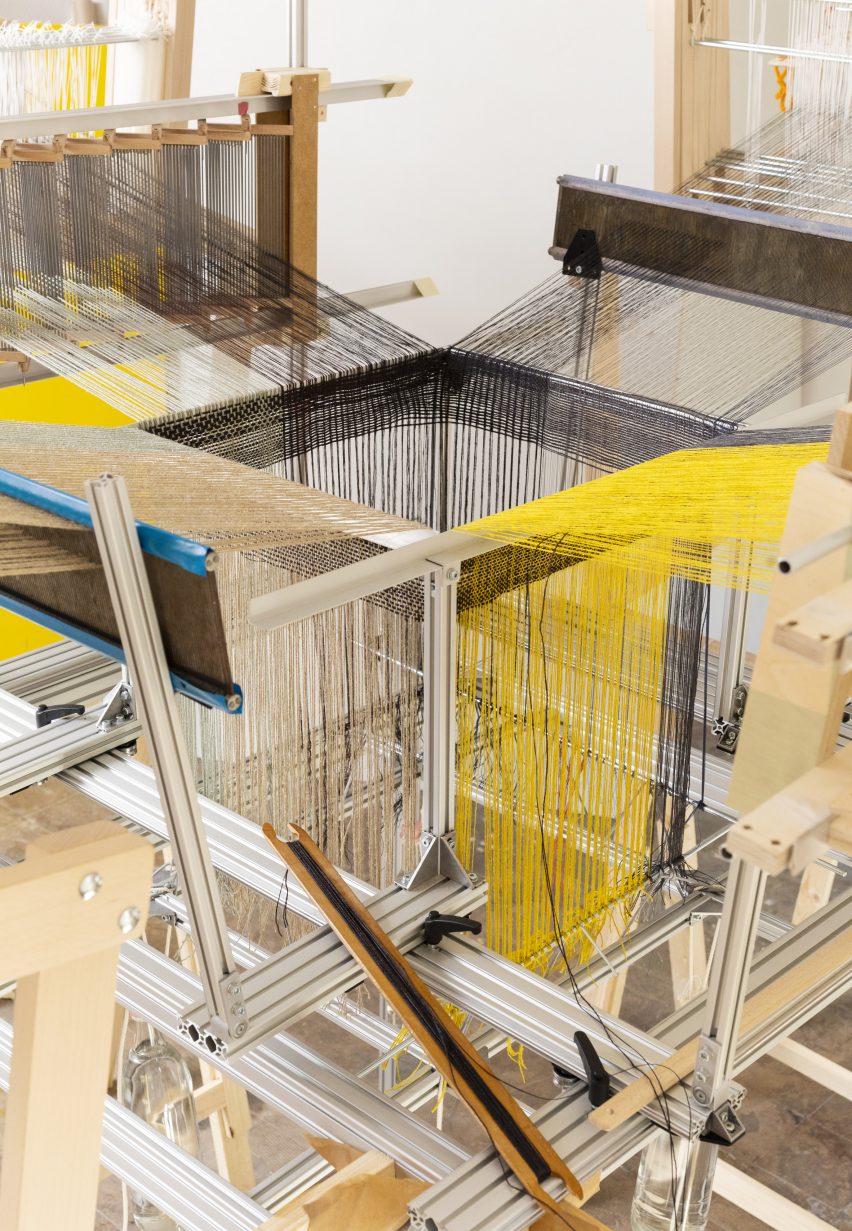 Seamless Loom as exhibited at the Woven Cosmos exhibition at Berlin Gropius Bau
