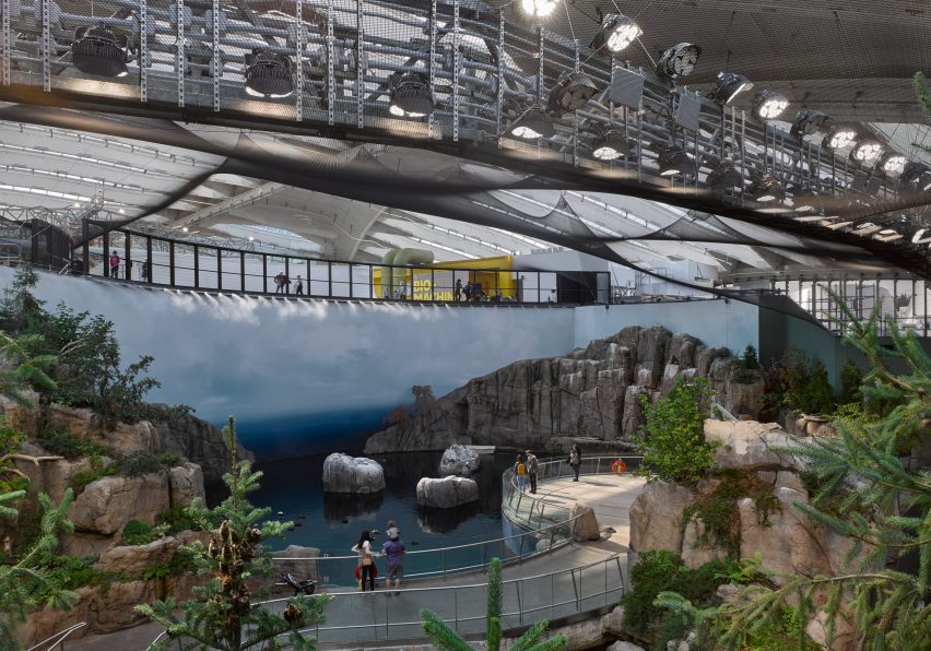 Nature exhibits inside the Montreal Biodome
