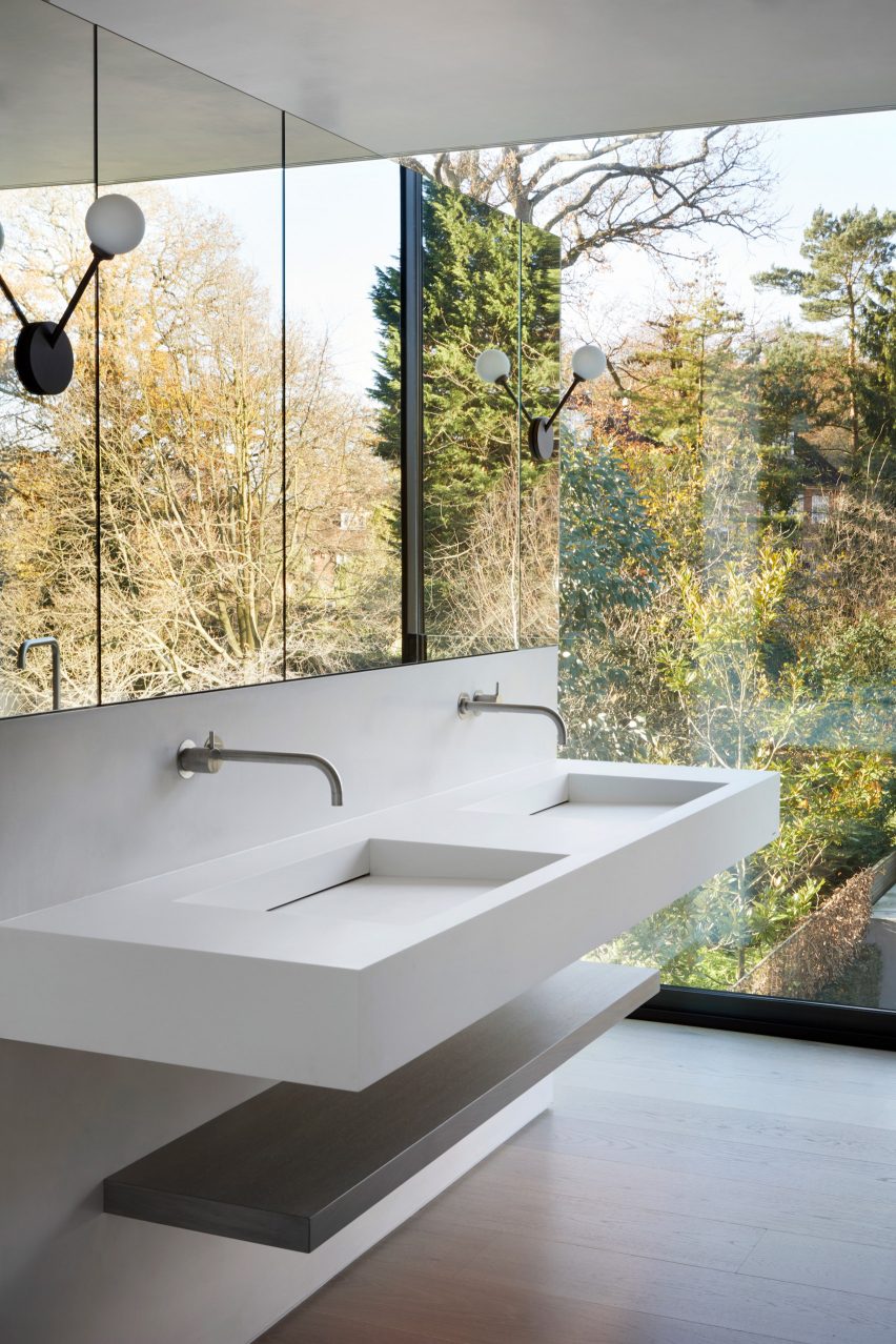 spa-like bathroom in Kenwood Lee House by Cousins & Cousins