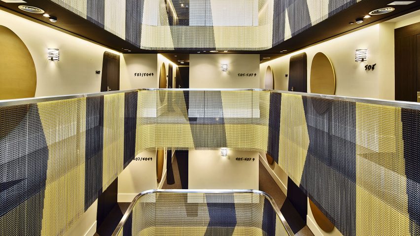 Kriskadecor installed at Vincci Gala Hotel by TBI Architecture