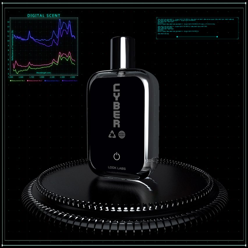 The fragrance is accompanied with a digital artwork