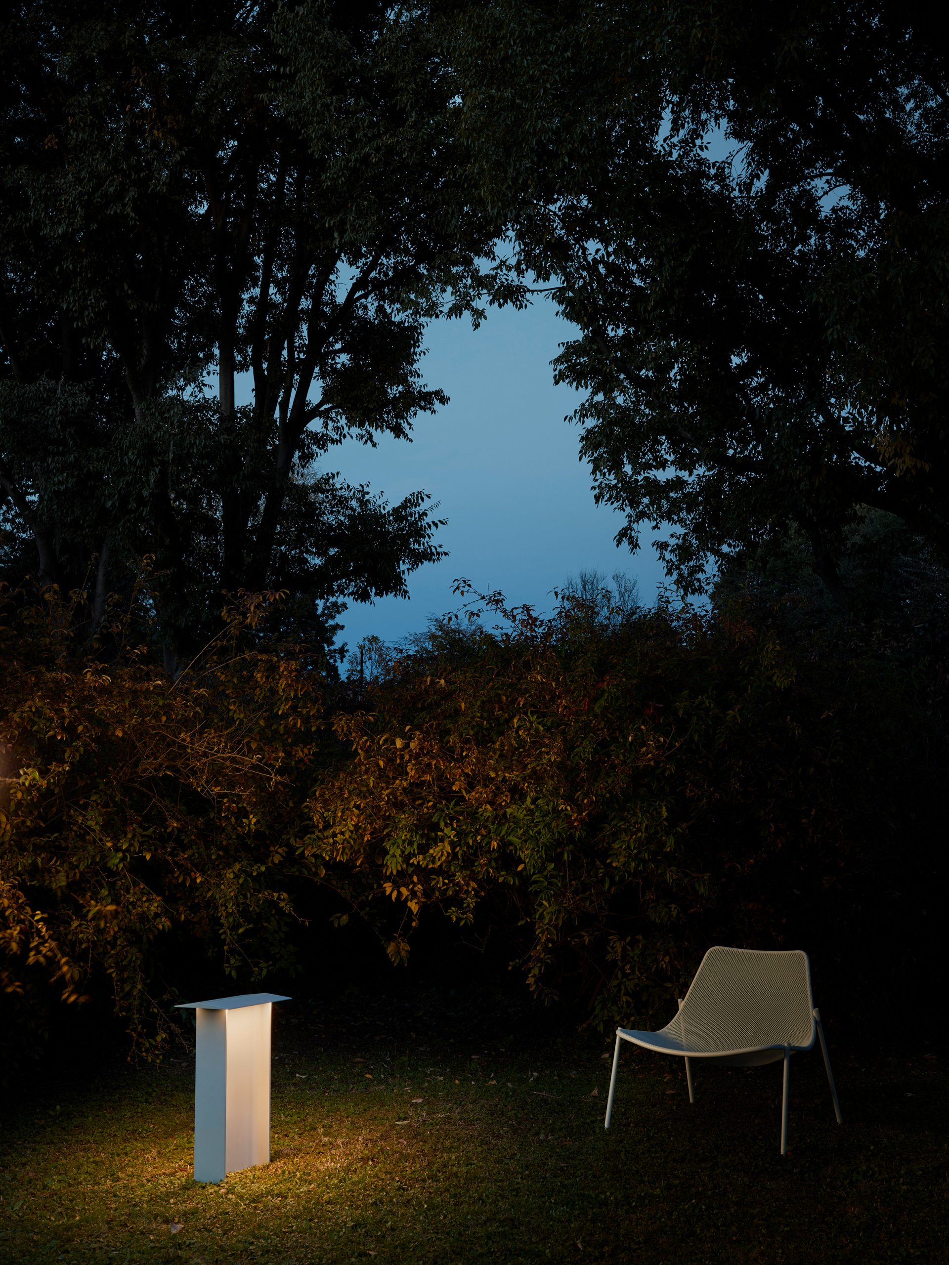 Fienile outdoor bollard by Luceplan