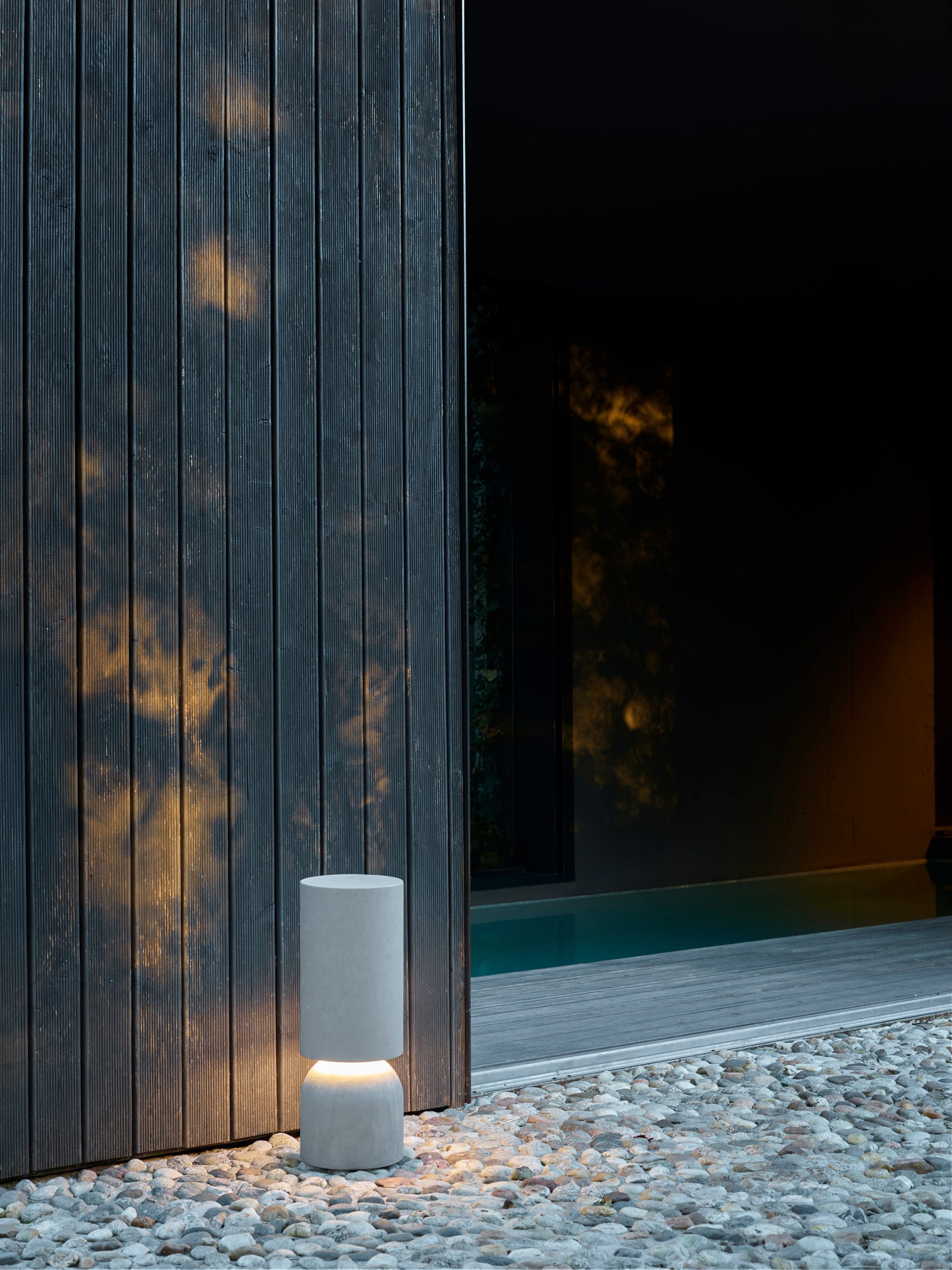 Nui bollard outdoor light by Luceplan