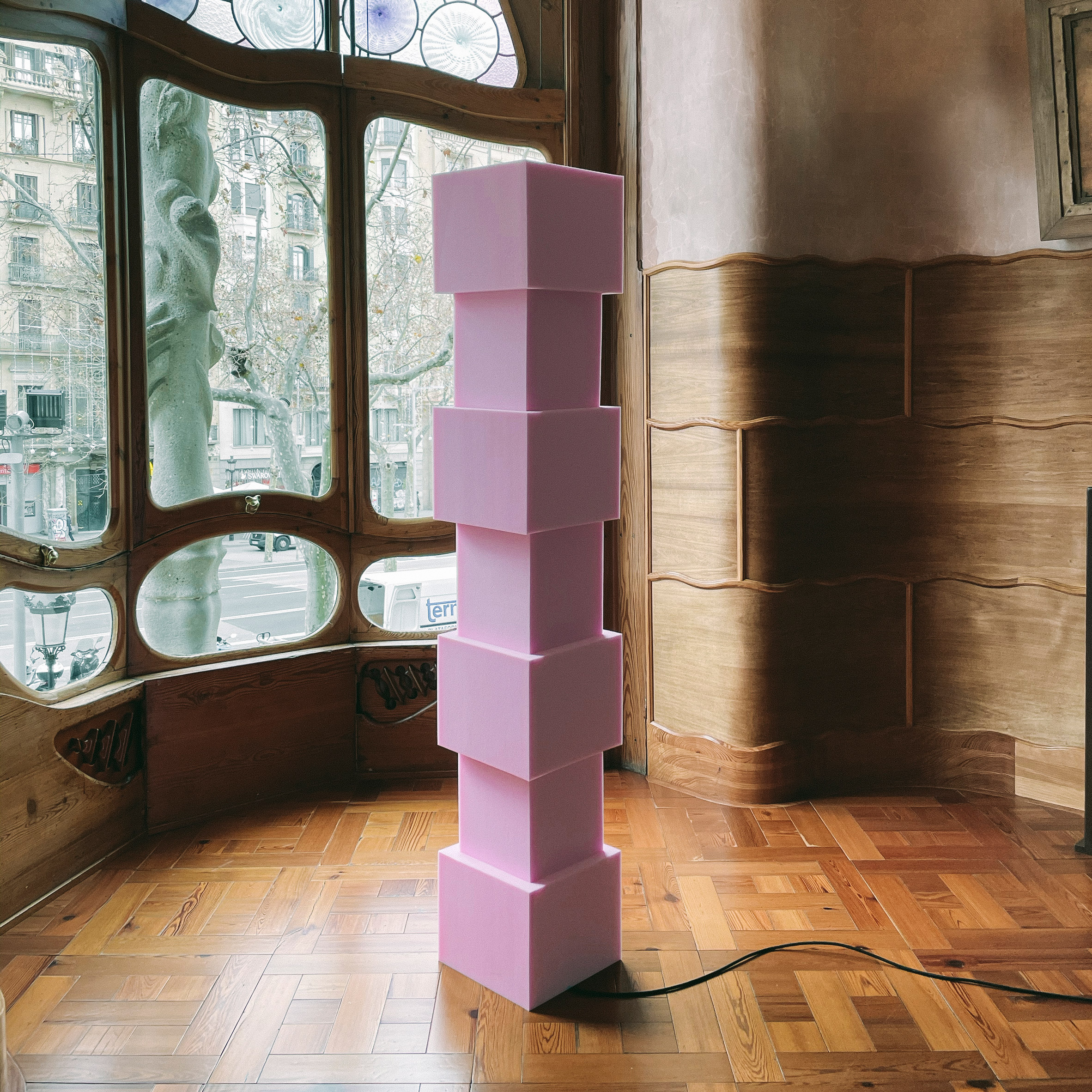 Max Enrich Sculpts Lamps From Upholstery Foam For Gaudis Casa Batlló 1064