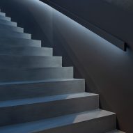 Microtopping surface by Ideal Work used on stairs