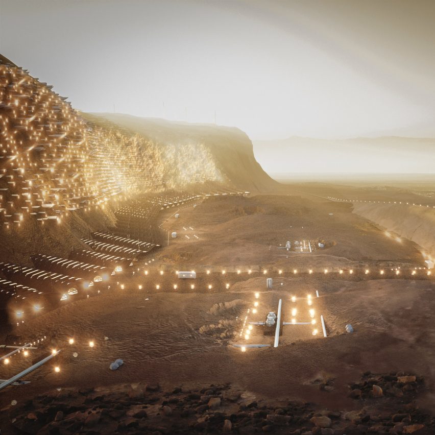 This week Abiboo envisioned a city on Mars for quarter of a million people