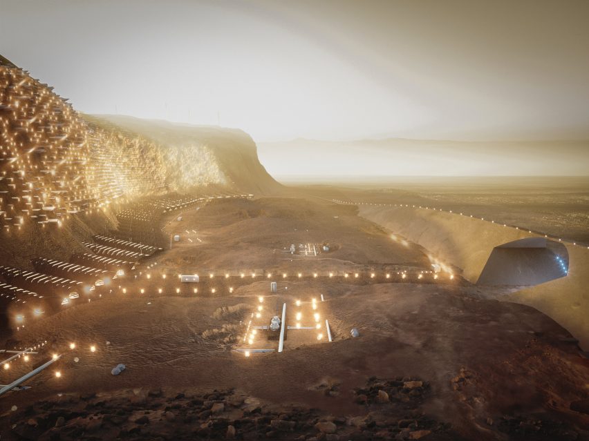 Mars city Nüwa would be built into a cliff
