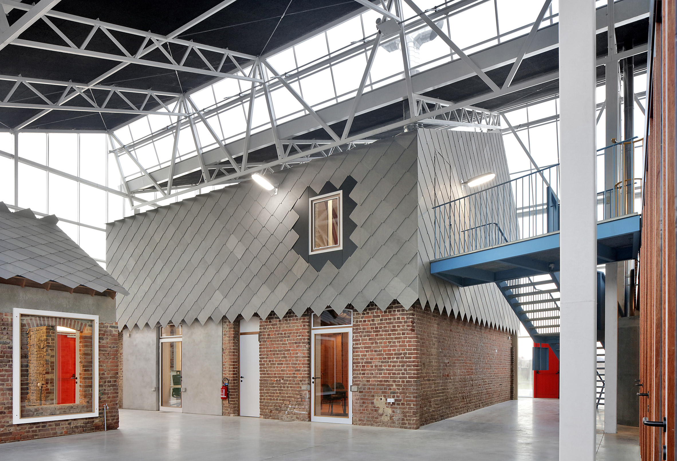 A refurbished agricultural building in Belgium