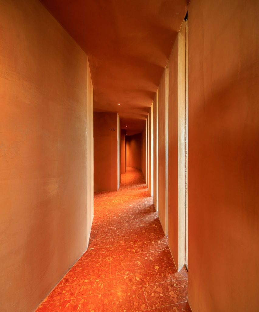 Interior of Palmares Clubhouse by RCR Arquitectes