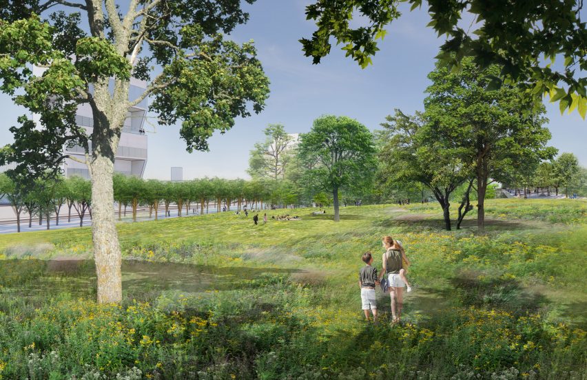 The Parco Romana Green Neighbourhood will include a large public park