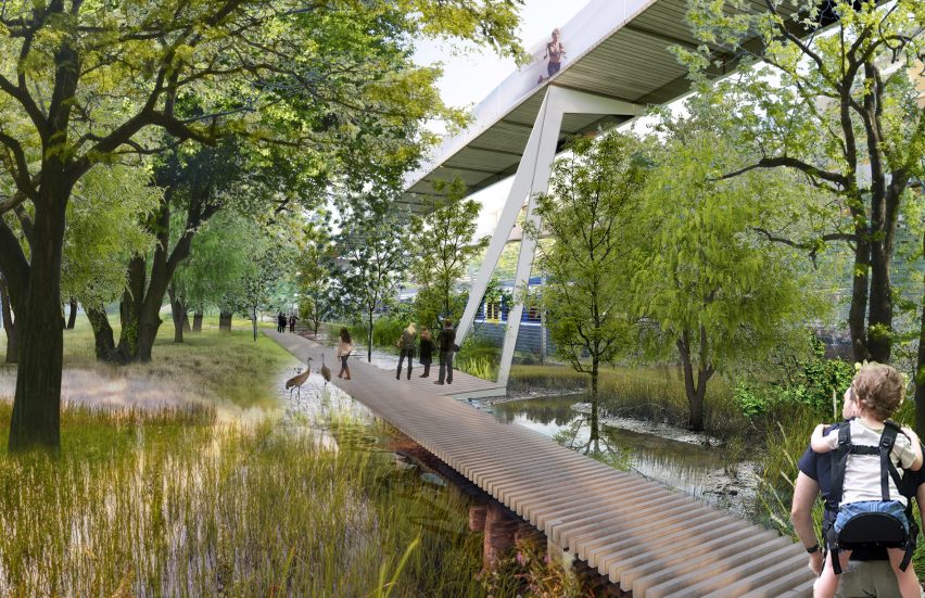 The Parco Romana Green Neighbourhood will have elevated walkways