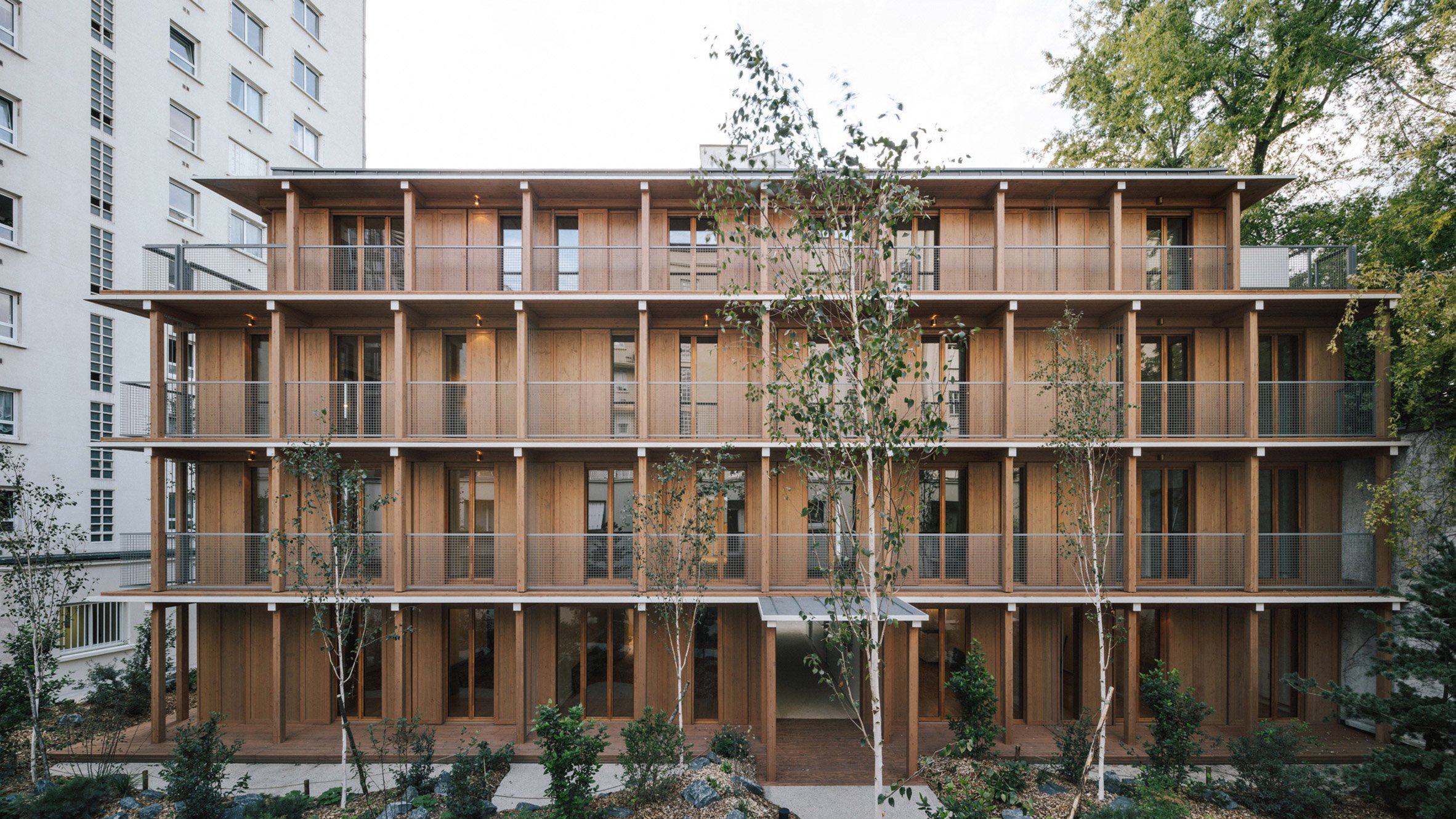 Paris apartment block by Mars Architectes