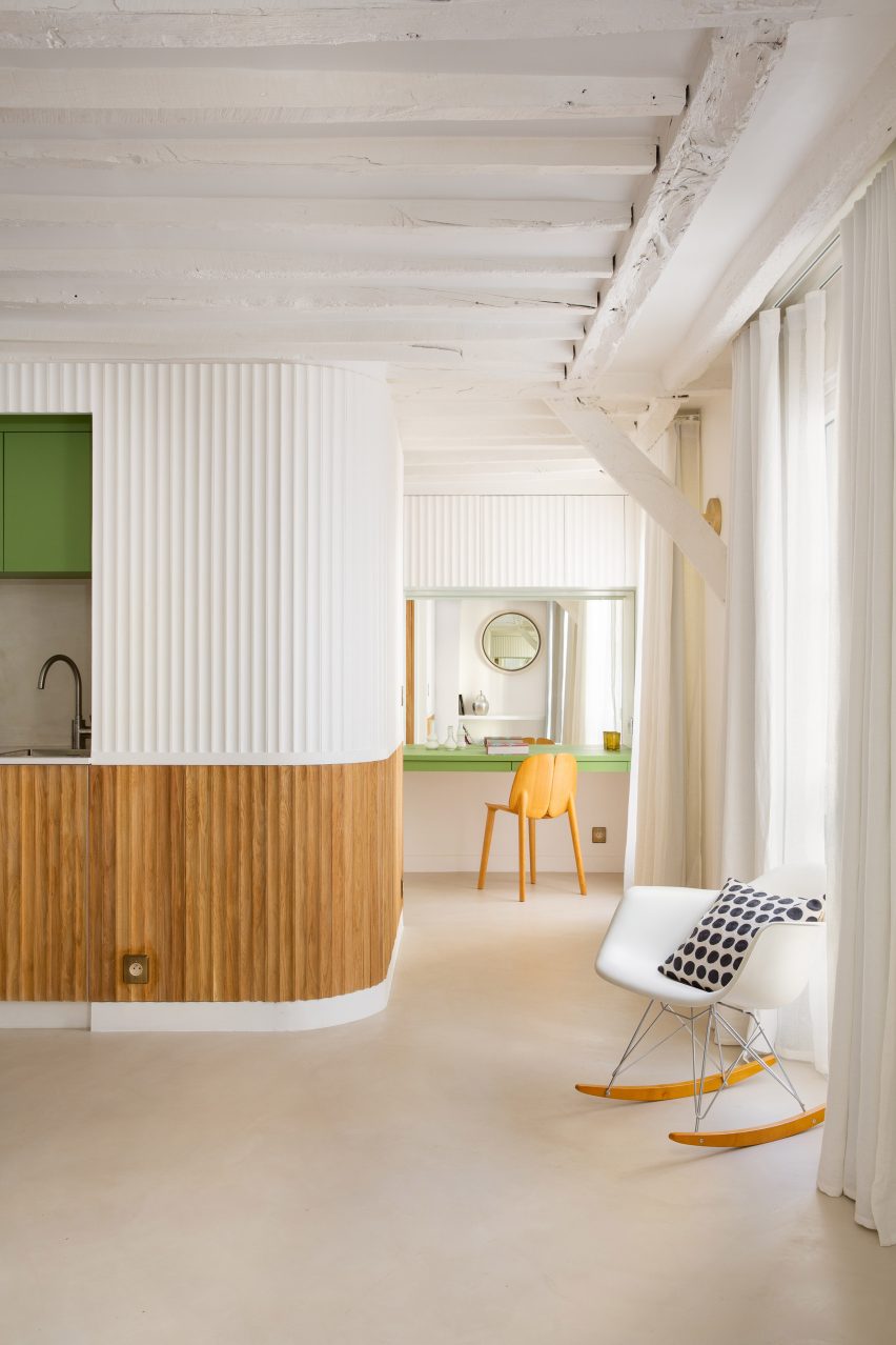 White walls run throughout the space by Pierre-Louis Gerlier Architecte