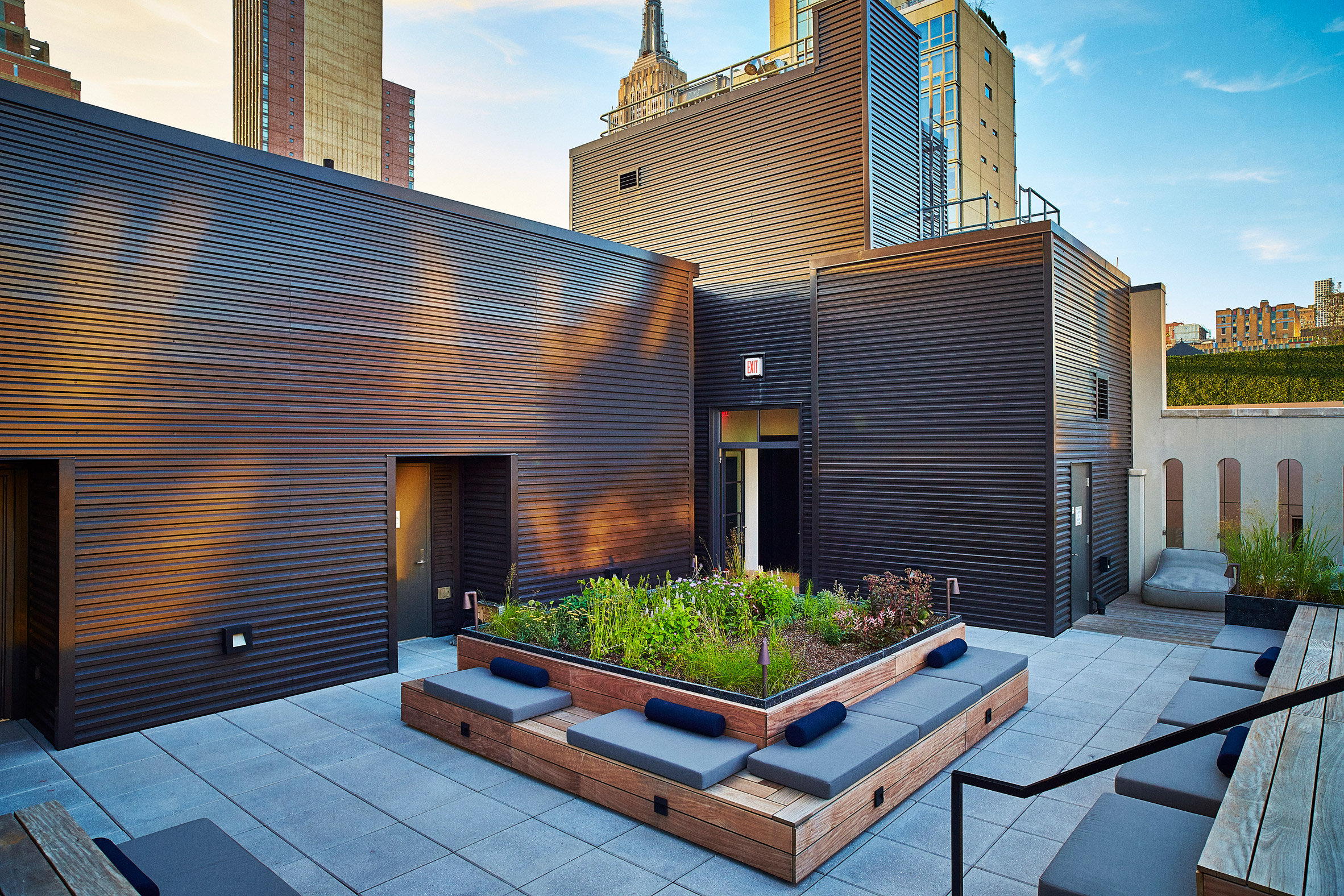 Piet Oudolf rooftop garden in New York