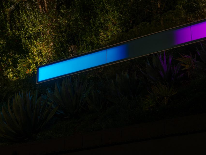 LED screen of Santa Monica Linear