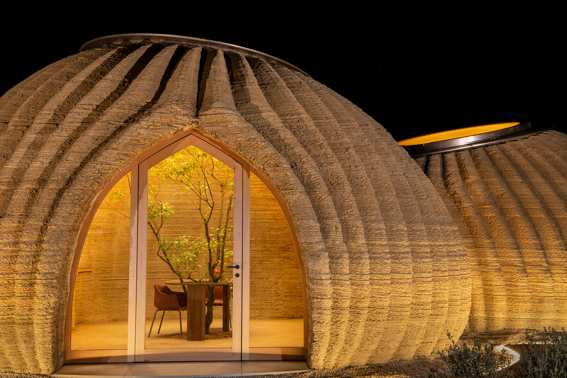 Tecla house 3D-printed from locally sourced clay