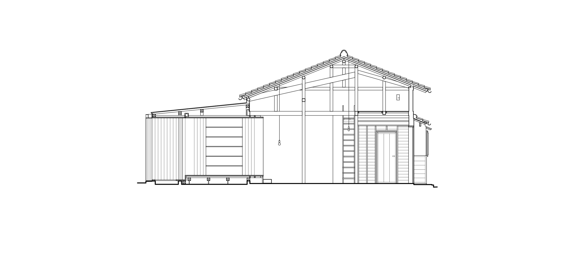 Sketch Of Modern House - Villa, Terrace And Garden Illustration 25535398 -  Megapixl