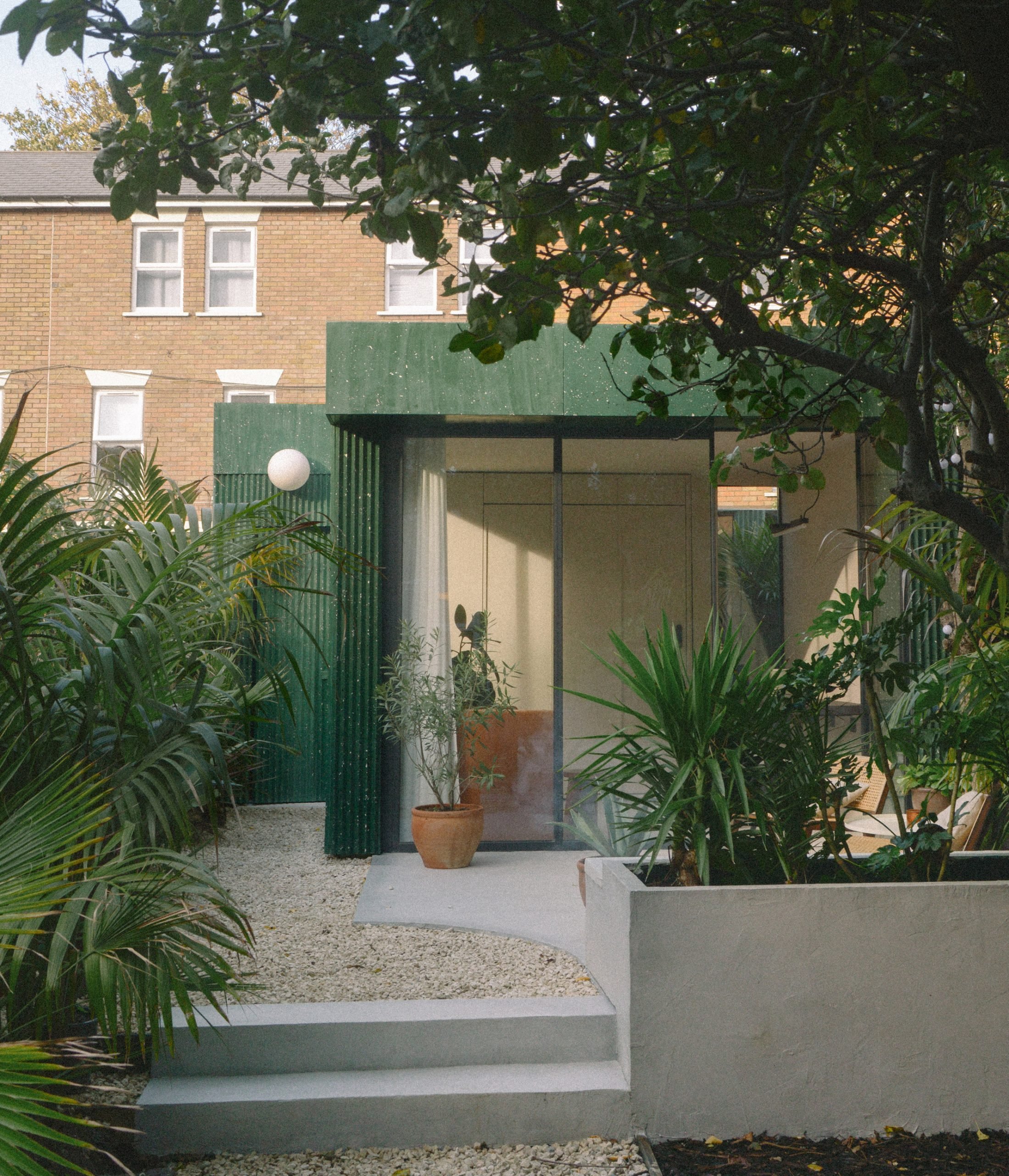 A terrazzo-clad garden studio in London