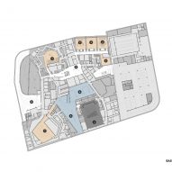 Basement plan of Tianjin Juilliard School by Diller Scofidio + Renfro