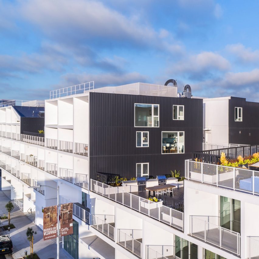LOHA creates Westgate1515 student apartment complex in Los Angeles