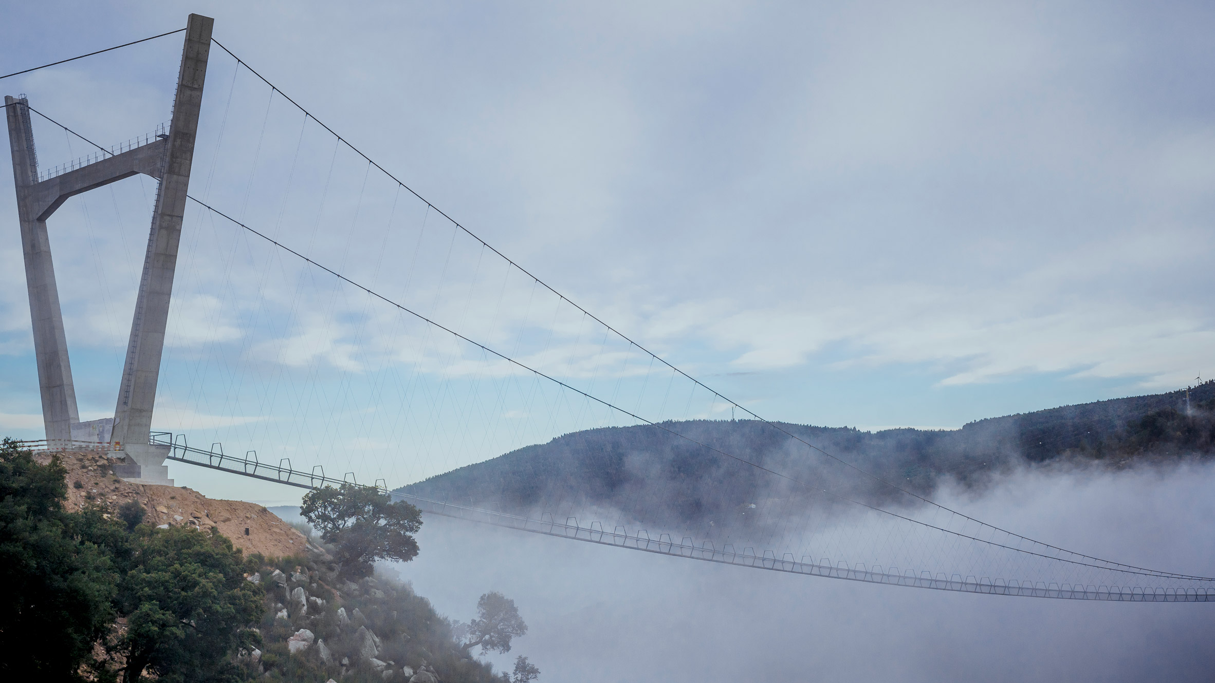World's longest pedestrian suspension bridge