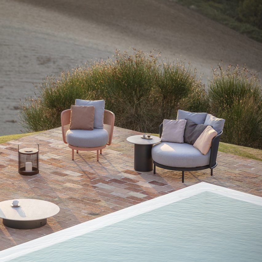 Baza Lounge outdoor seating by Studio Segers for Todus