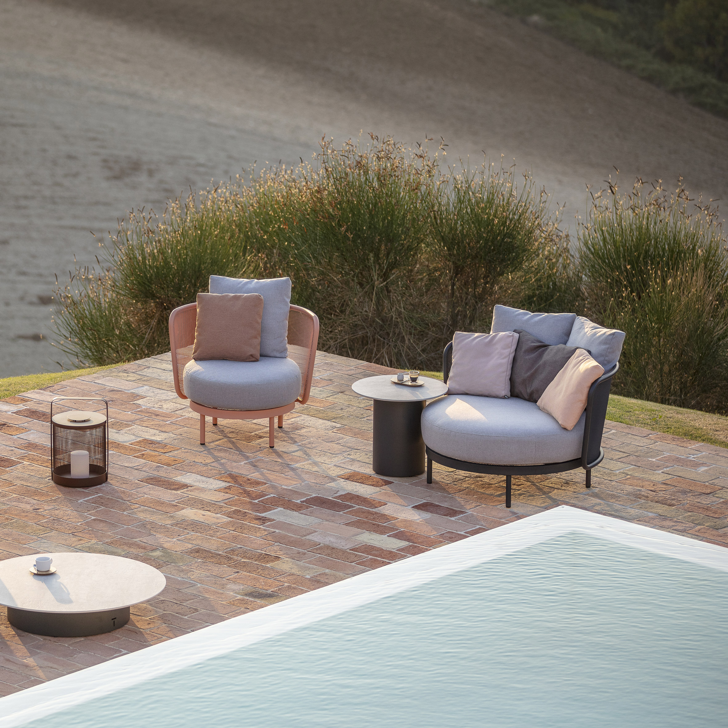 Baza Lounge outdoor seating by Studio Segers for Todus