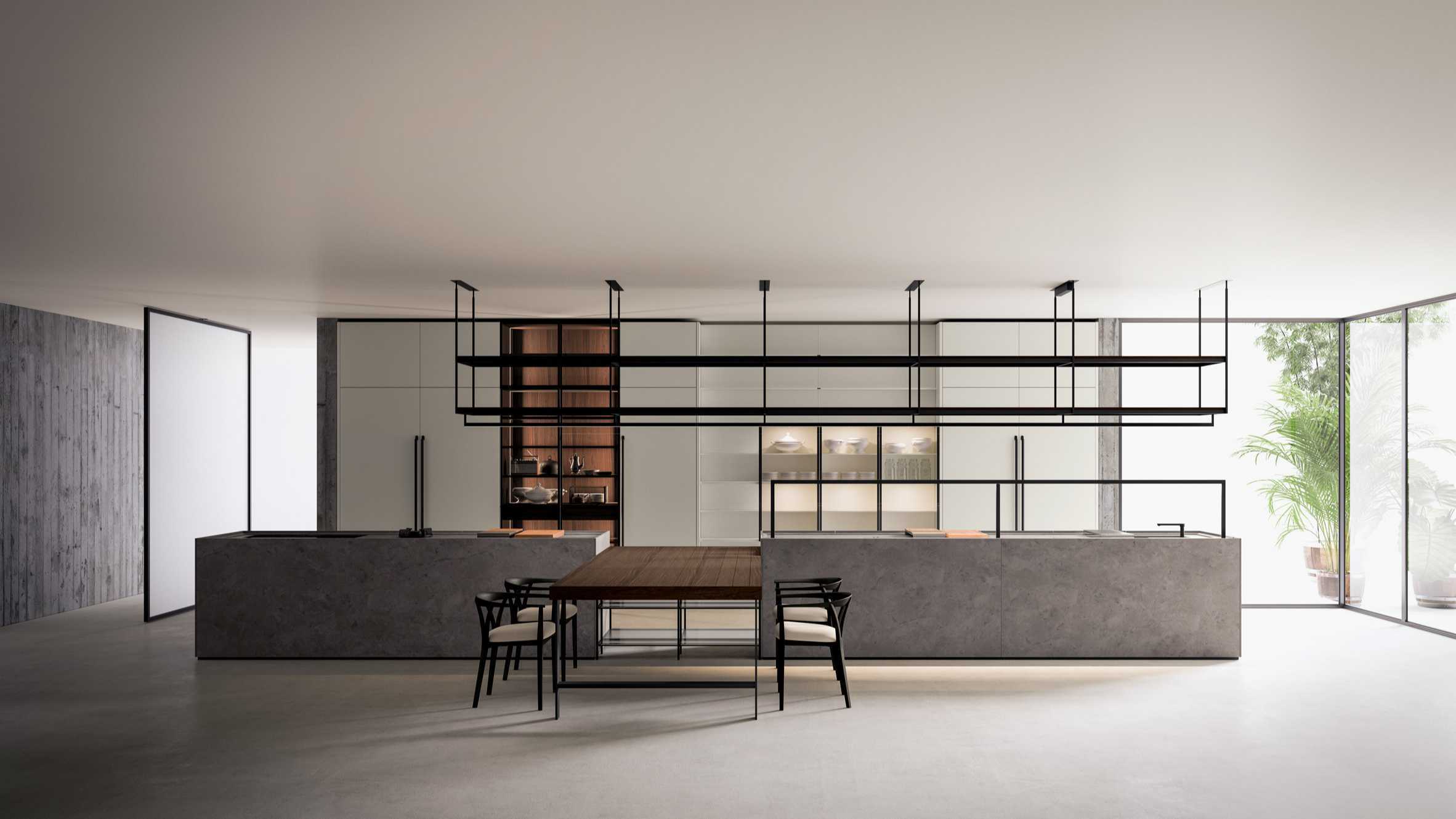 Combine Evolution monobloc kitchen by Piero Lissoni for Boffi