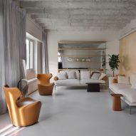 Ideal Work showcases innovative finishes, coatings and flooring on Dezeen Showroom