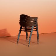 Otto chair by Alejandro Villareal for Hayche stacked