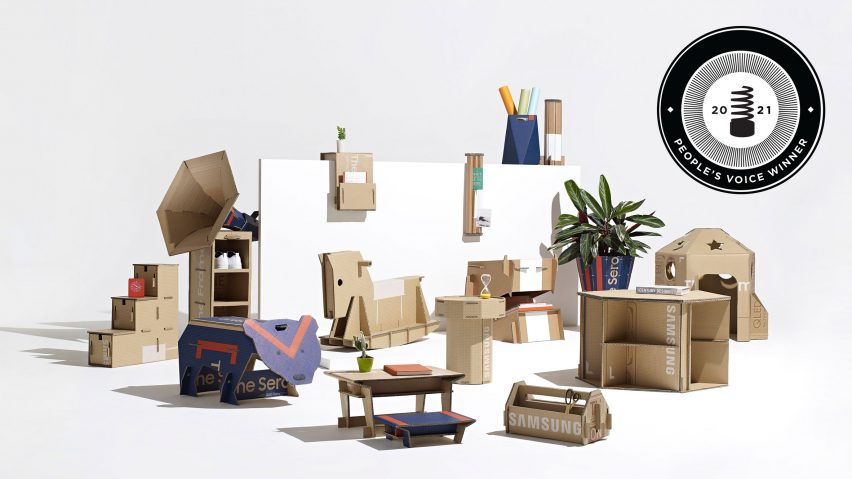Dezeen x Samsung Out of the Box Competition wins Webby Award