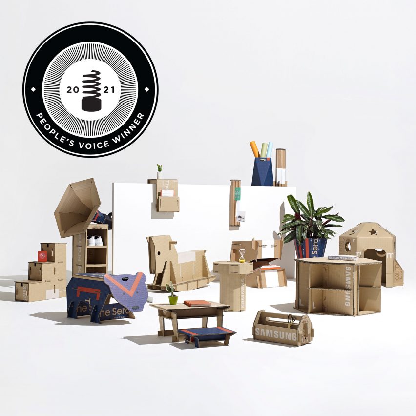Dezeen x Samsung Out of the Box Competition wins Webby Award