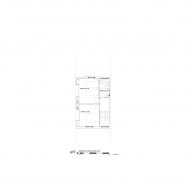 First floor plan of A Cloistered House by Turner Architects