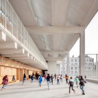 Tautem and Bmc2 Architectes use monolithic forms to create concrete school in Marseille