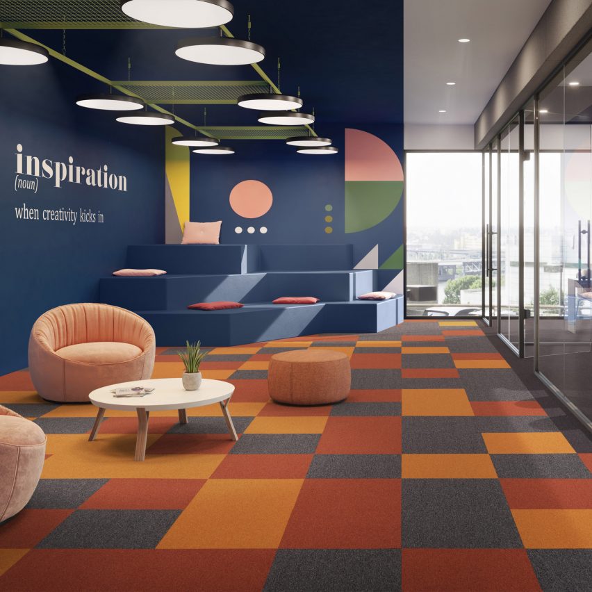 Art Intervention carpet tile collection by IVC Commercial