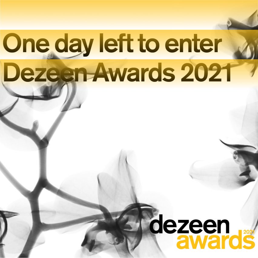 Dezeen Awards 2021 one day left to enter