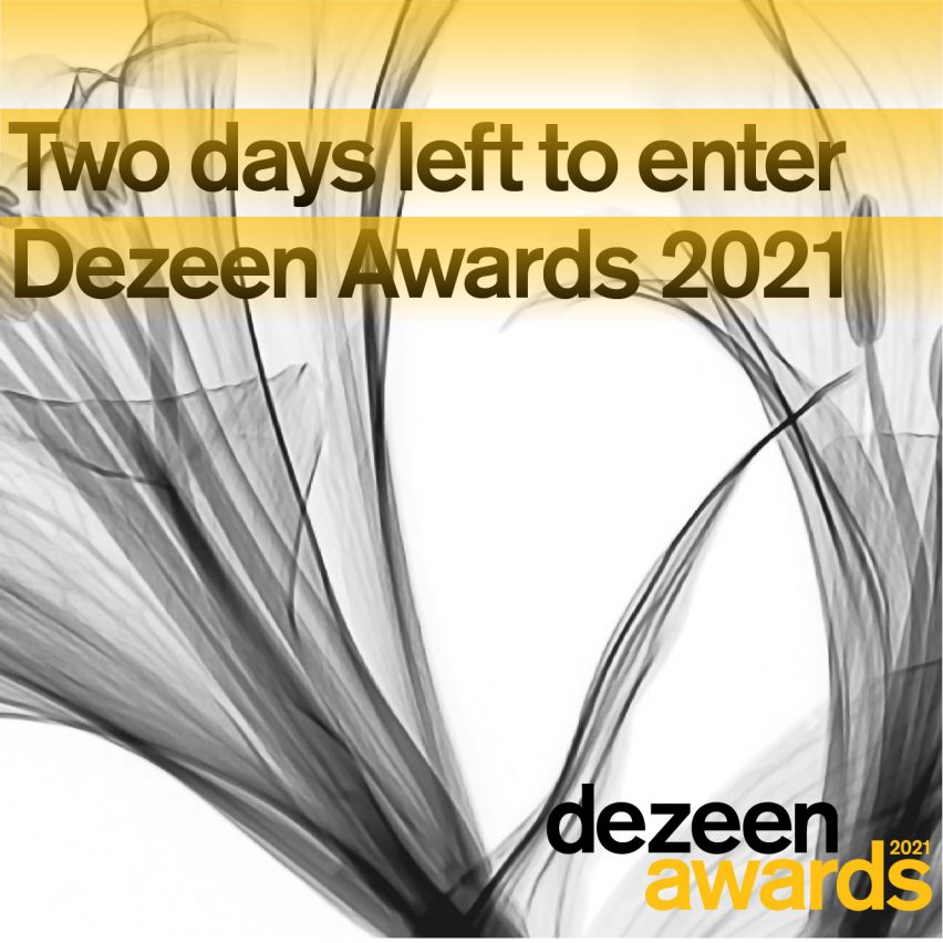 Two days left to enter Dezeen Awards