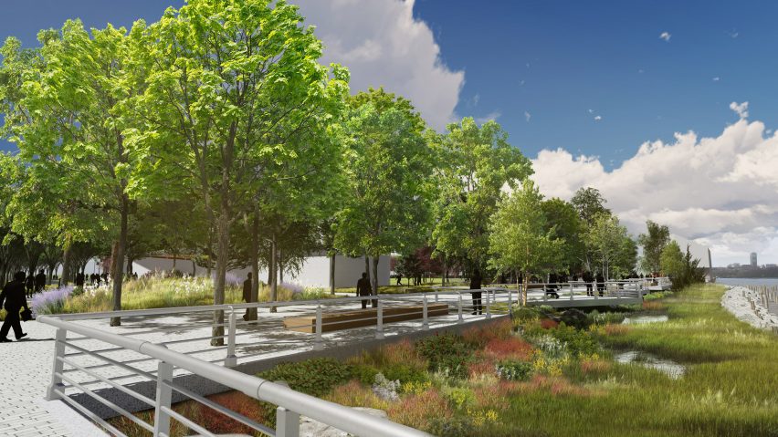 The project is by the Hudson River Park Trust